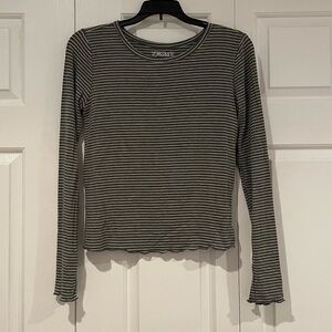 Striped long sleeve shirt